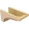 Ekena Millwork 7"W x 14"D x 7"H Wide Helena Rough Cedar Woodgrain TimberThane Corbel, Primed Tan CORUR07X14X07HELRCPR - alternate 2